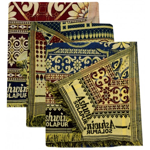 Solapur chaddar 60 x 90" cotton blanket